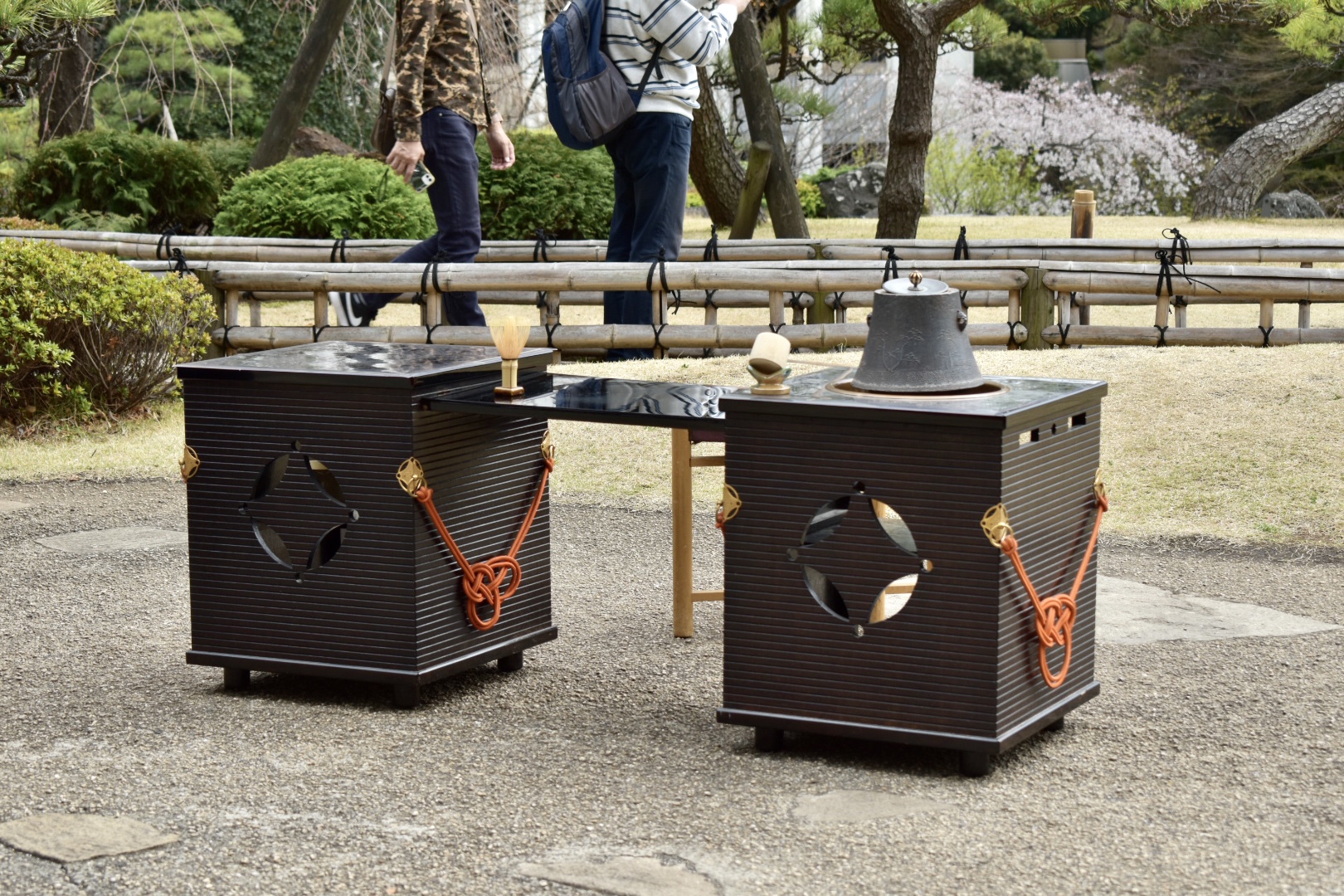 ホテルニューオータニ春のイベント「お庭で茶の湯」体験 | お抹茶Happylife